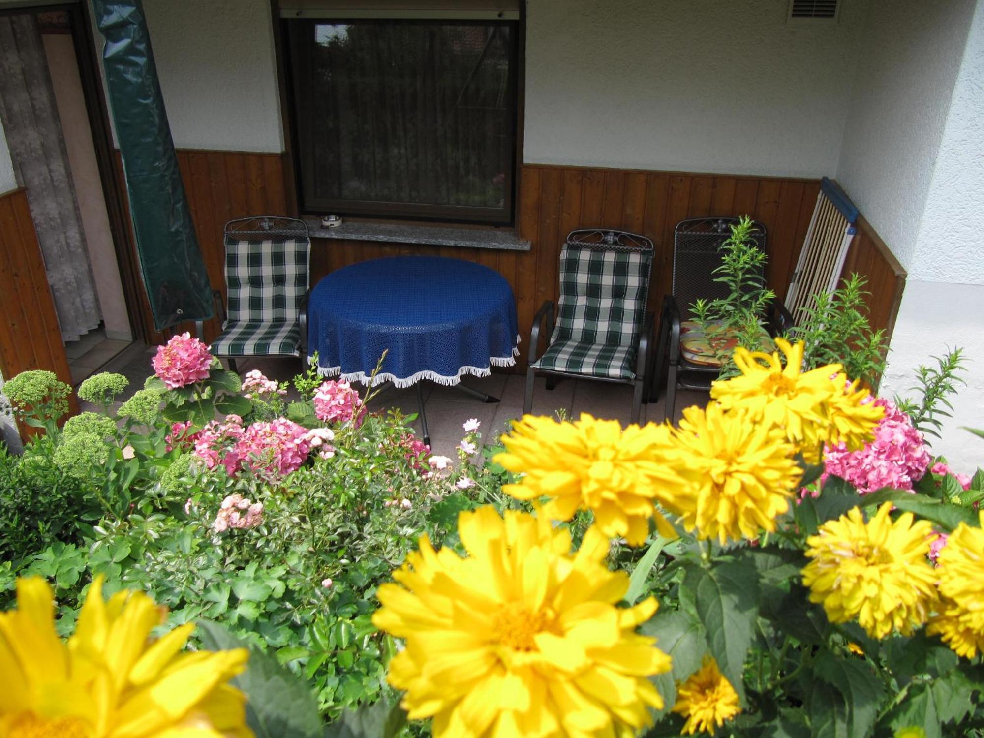 Abendstille Am Obstgarten Mit Terrasse Zapfendorf Extérieur photo